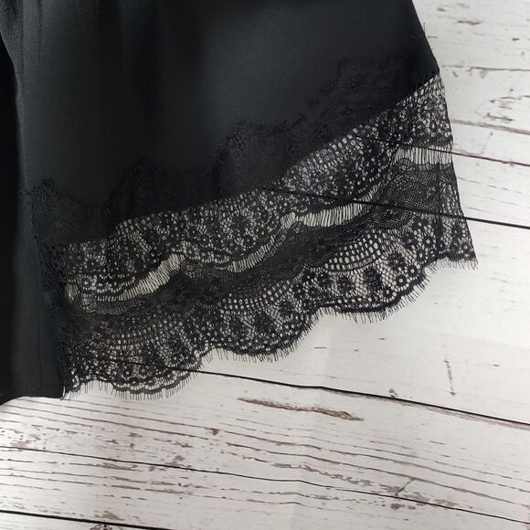 Nine West  Black Long Sleeve Blouse Large NWT - Picture 3 of 4